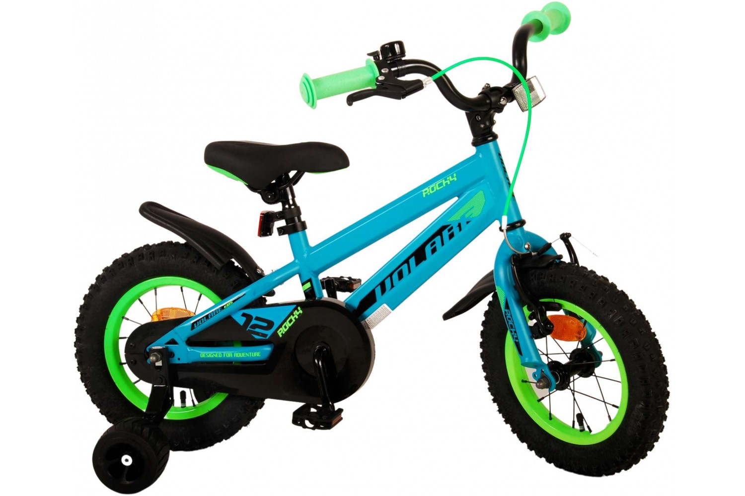 Volare Rocky Kinderfahrrad 12 Zoll Jungen Grün