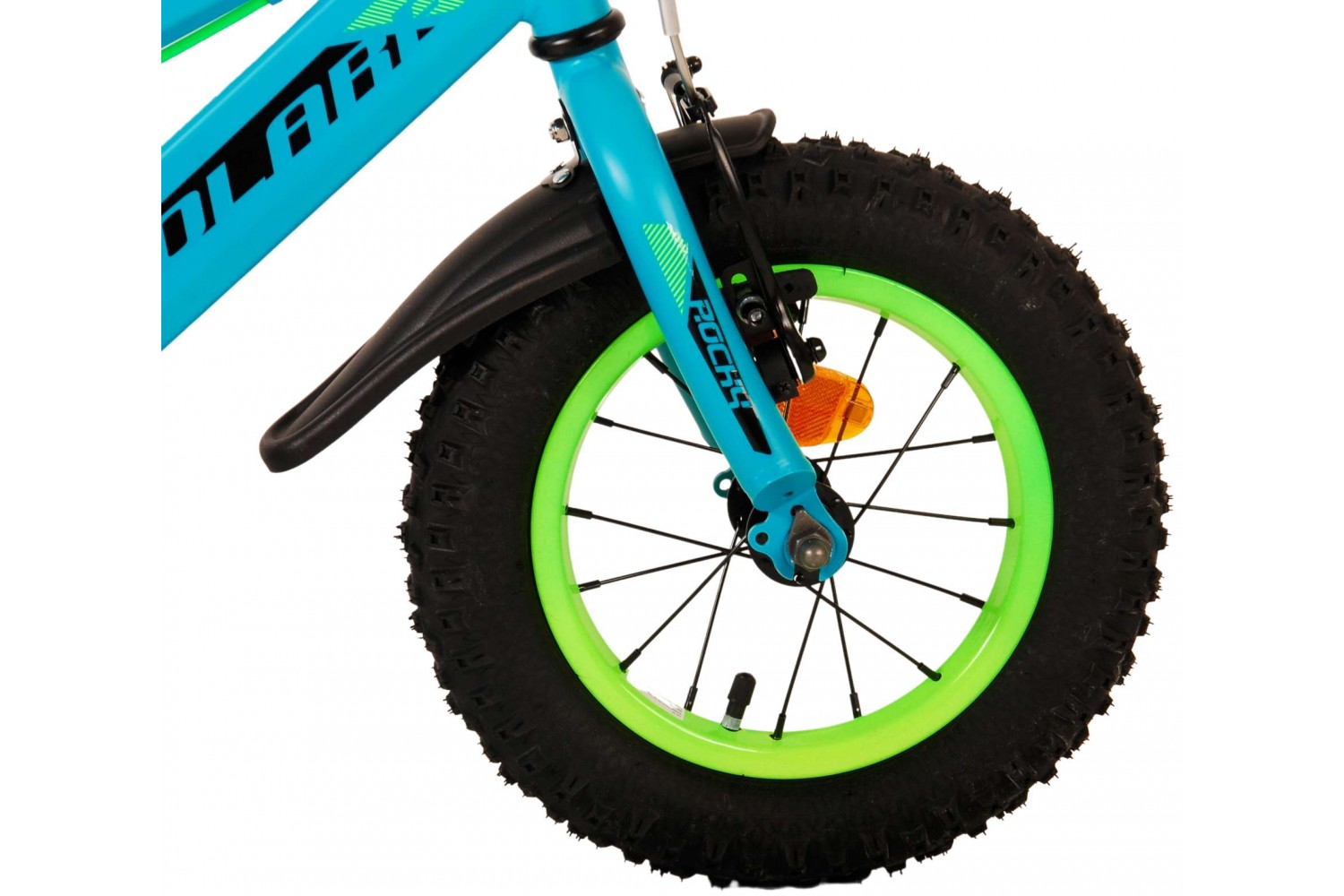 Volare Rocky Kinderfahrrad 12 Zoll Jungen Grün | 2 Handbremsen