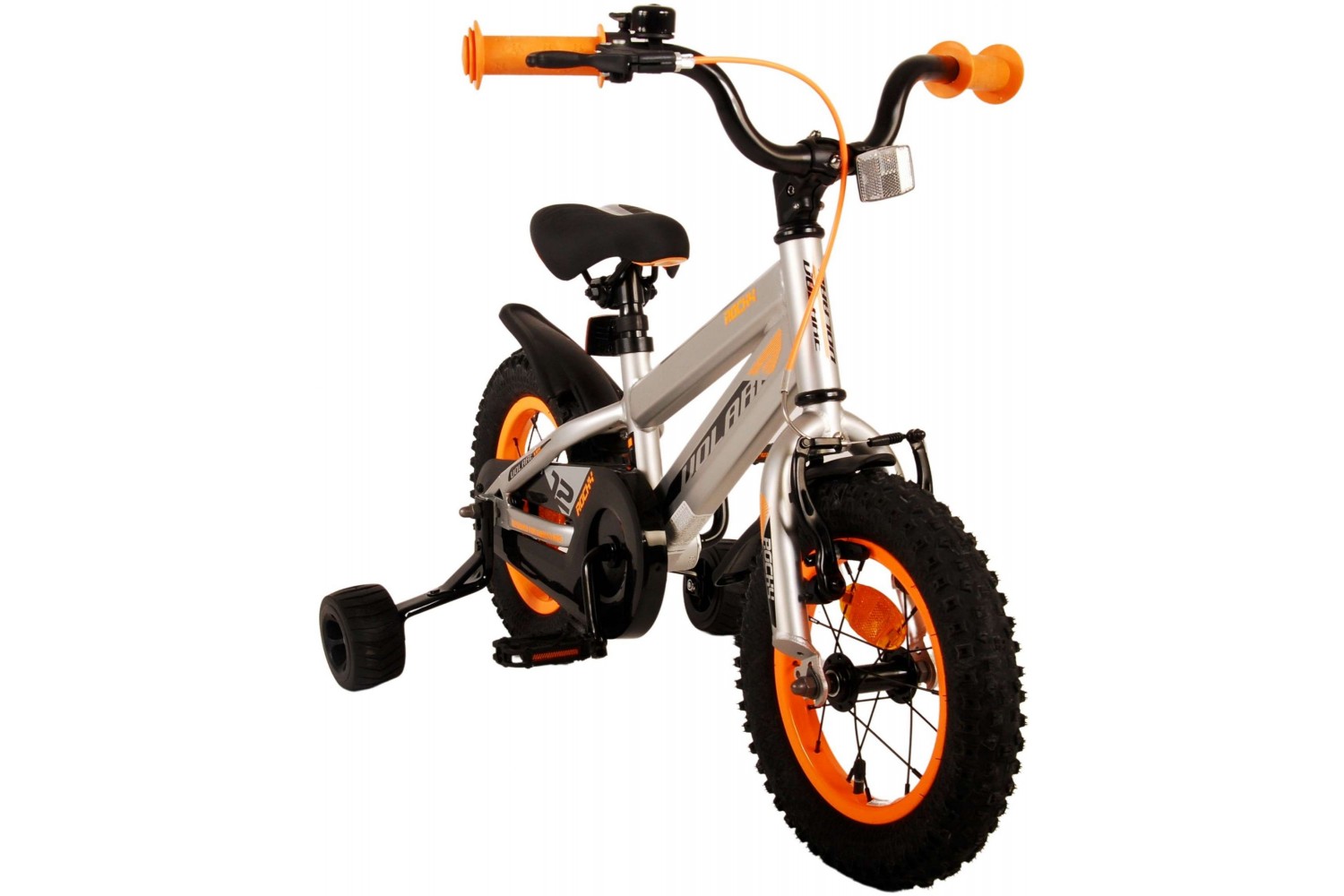 Volare Rocky Kinderfahrrad 12 Zoll Jungen Grau