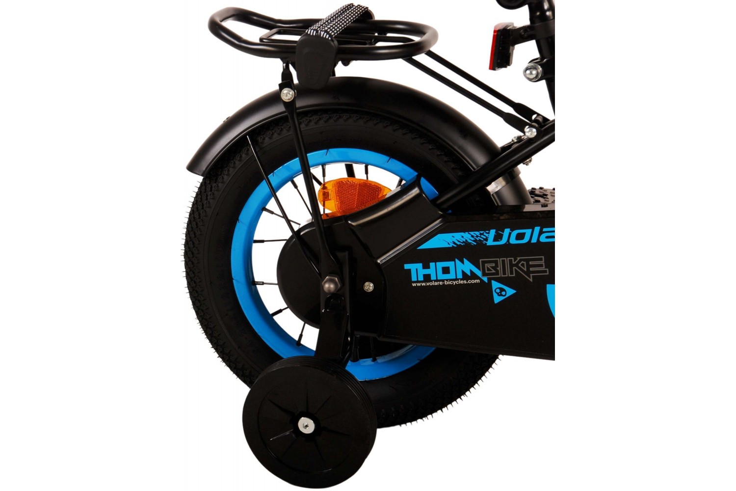 Volare Thombike Kinderfahrrad 12 Zoll Jungen Schwarz Blau