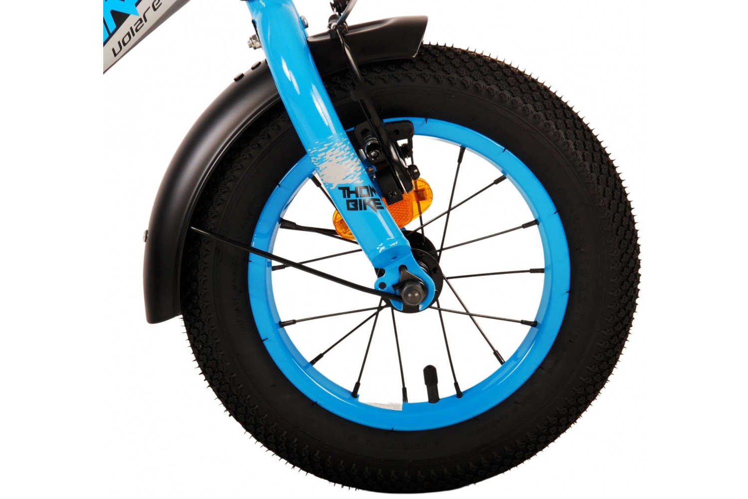 Volare Thombike Kinderfahrrad 12 Zoll Jungen Schwarz Blau