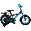 Volare Thombike Kinderfahrrad 12 Zoll Jungen Schwarz Blau | 2 Handbremsen