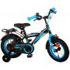 Volare Thombike Kinderfahrrad 12 Zoll Jungen Schwarz Blau | 2 Handbremsen