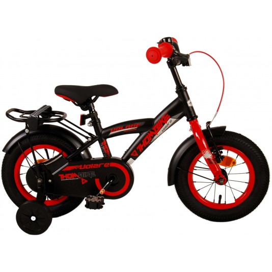 Volare Thombike Kinderfahrrad 12 Zoll Jungen Schwarz Rot