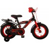 Volare Thombike Kinderfahrrad 12 Zoll Jungen Schwarz Rot | 2 Handbremsen