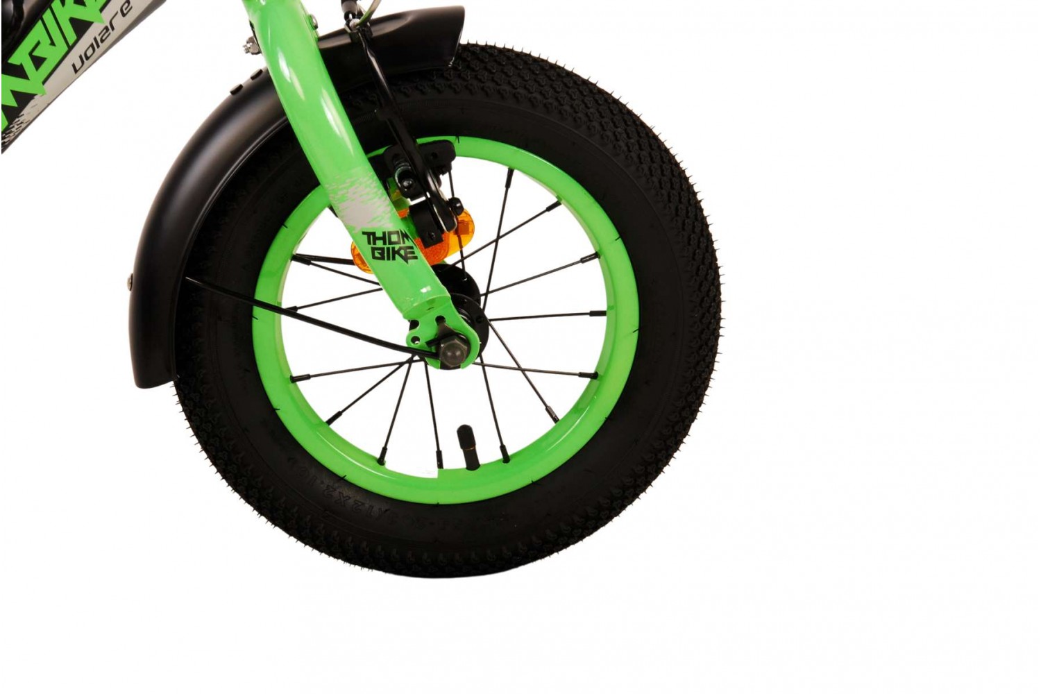 Volare Thombike Kinderfahrrad 12 Zoll Jungen Schwarz Grün