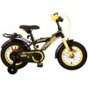 Volare Thombike Kinderfahrrad 12 Zoll Jungen Schwarz Gelb | 2 Handbremsen