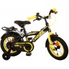 Volare Thombike Kinderfahrrad 12 Zoll Jungen Schwarz Gelb | 2 Handbremsen