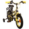 Volare Thombike Kinderfahrrad 12 Zoll Jungen Schwarz Gelb | 2 Handbremsen