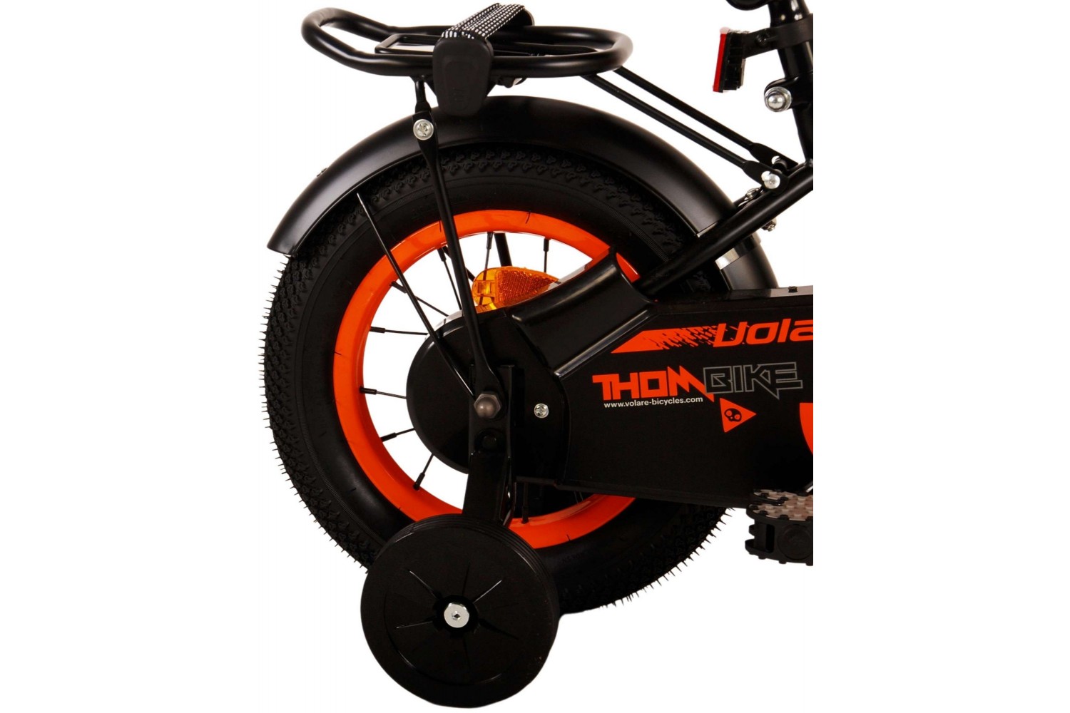 Volare Thombike Kinderfahrrad 12 Zoll Jungen Schwarz Orange