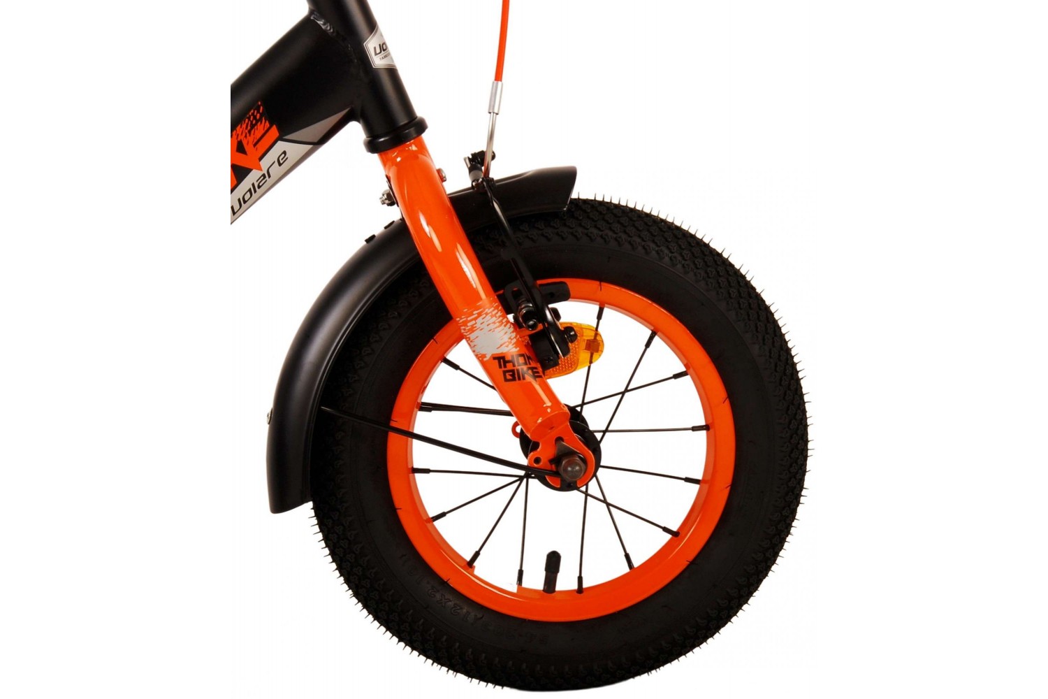 Volare Thombike Kinderfahrrad 12 Zoll Jungen Schwarz Orange