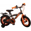 Volare Thombike Kinderfahrrad 12 Zoll Jungen Schwarz Orange | 2 Handbremsen