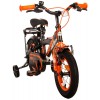 Volare Thombike Kinderfahrrad 12 Zoll Jungen Schwarz Orange | 2 Handbremsen