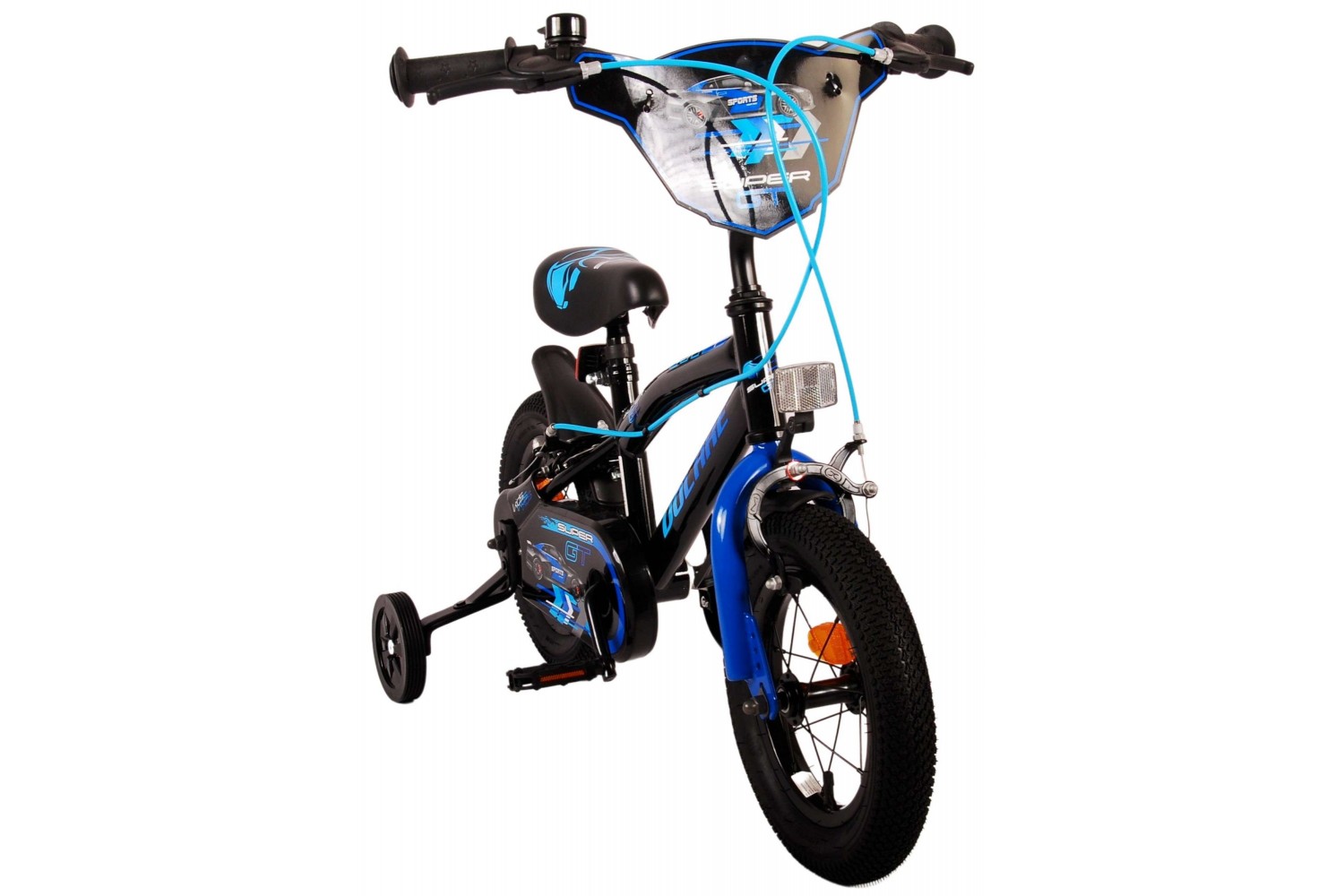 Volare Super GT Kinderfahrrad 12 Zoll Jungen Blau | 2 Handbremsen