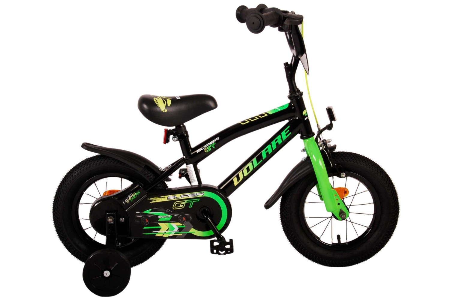 Volare Super GT Kinderfahrrad 12 Zoll Jungen Grün