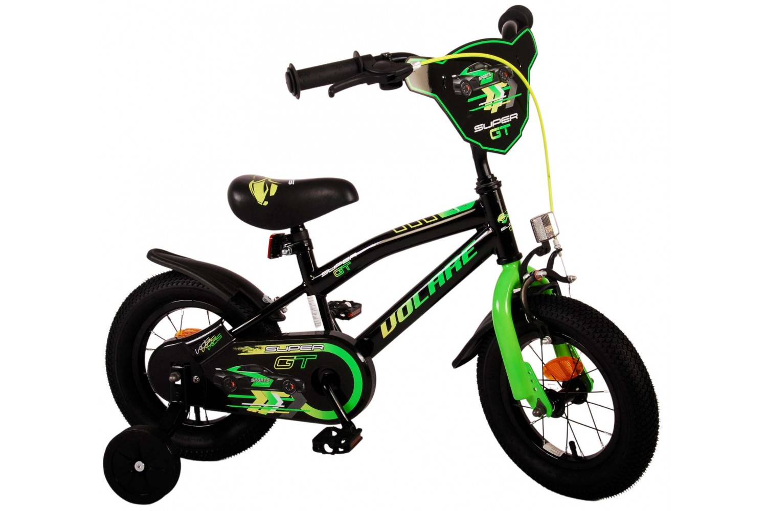 Volare Super GT Kinderfahrrad 12 Zoll Jungen Grün