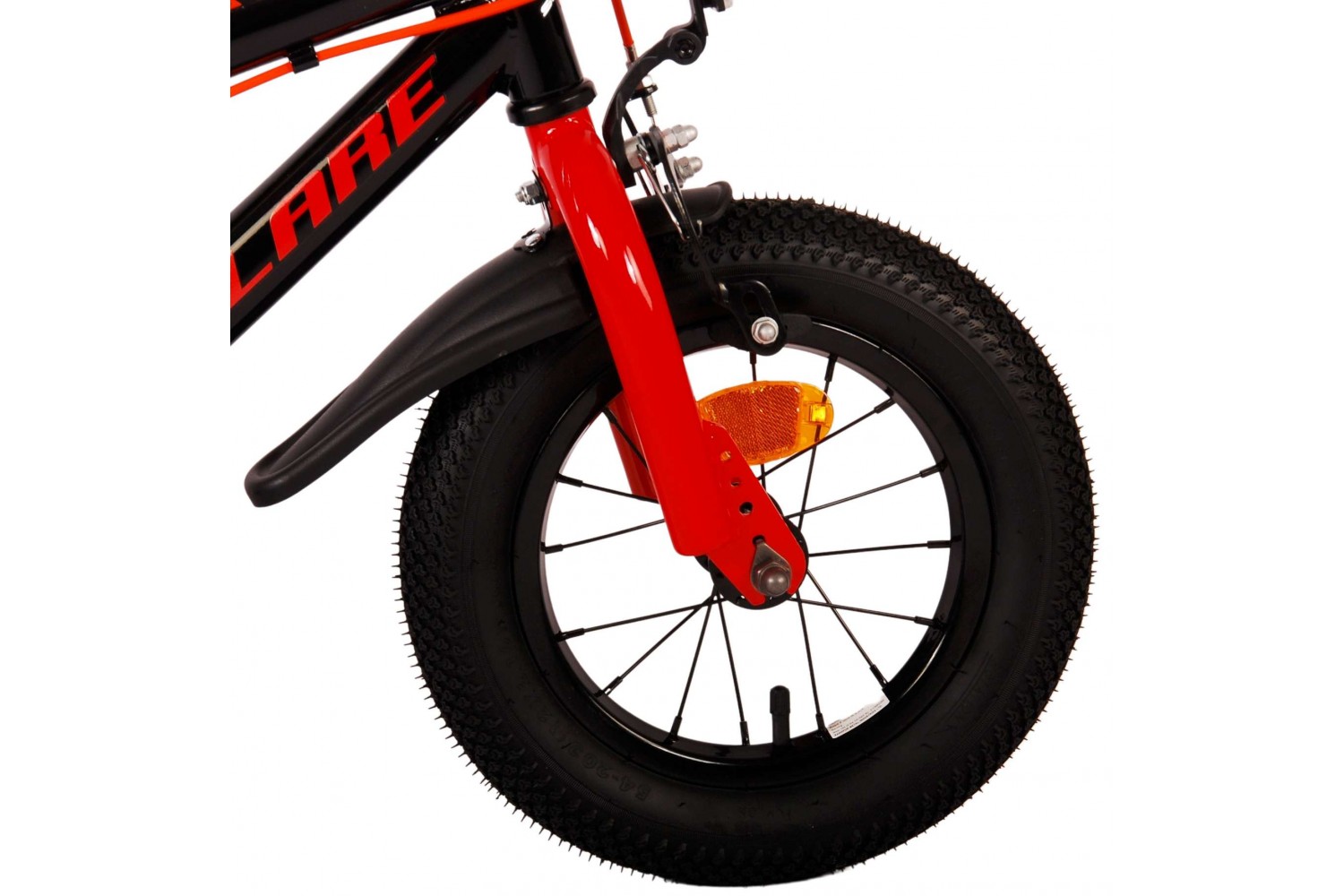 Volare Super GT Kinderfahrrad 12 Zoll Jungen Rot | 2 Handbremsen