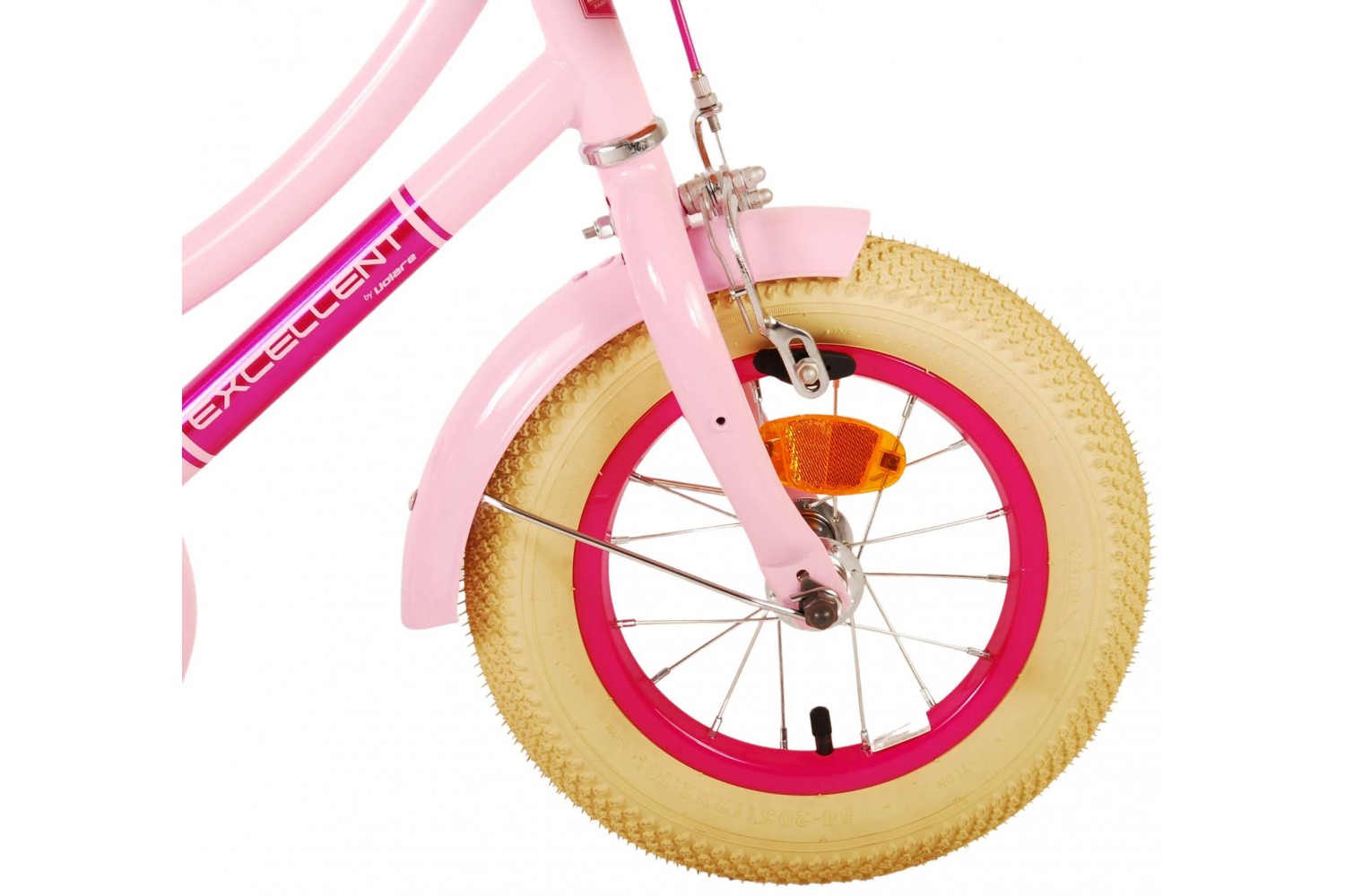 Volare Excellent Kinderfahrrad 12 Zoll Mädchen Rosa