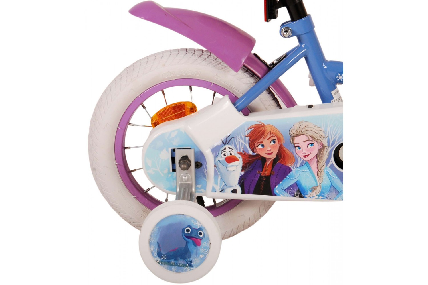 Disney Frozen 2 Kinderfahrrad 12 Zoll Mädchen Blau Lila