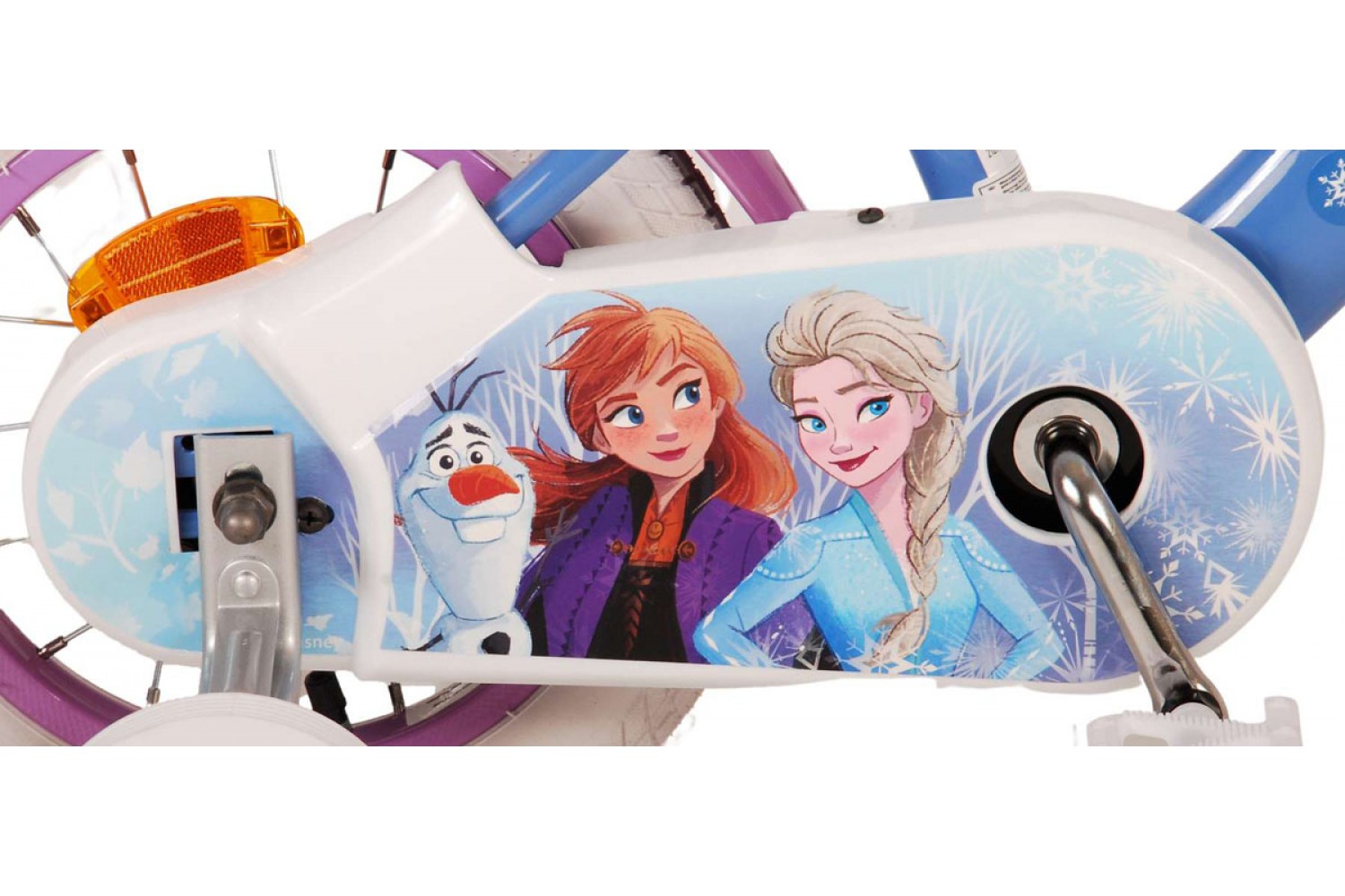 Disney Frozen 2 Kinderfahrrad 12 Zoll Mädchen Blau Lila