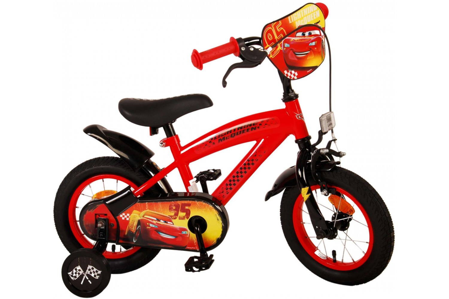 Disney Cars Kinderfahrrad 12 Zoll Jungen Rot