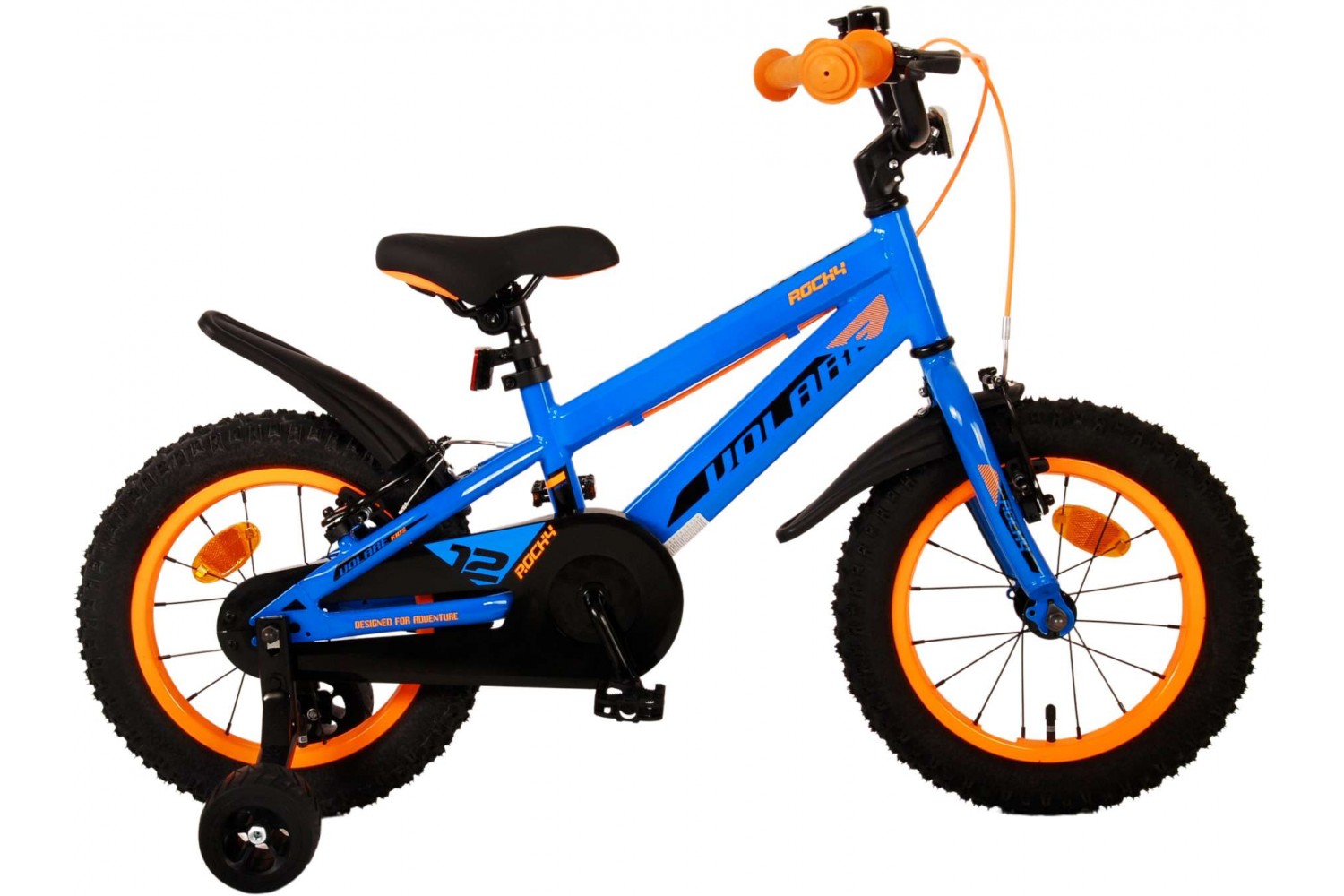 Volare Rocky Kinderfahrrad 14 Zoll Jungen Blau | 2 Handbremsen