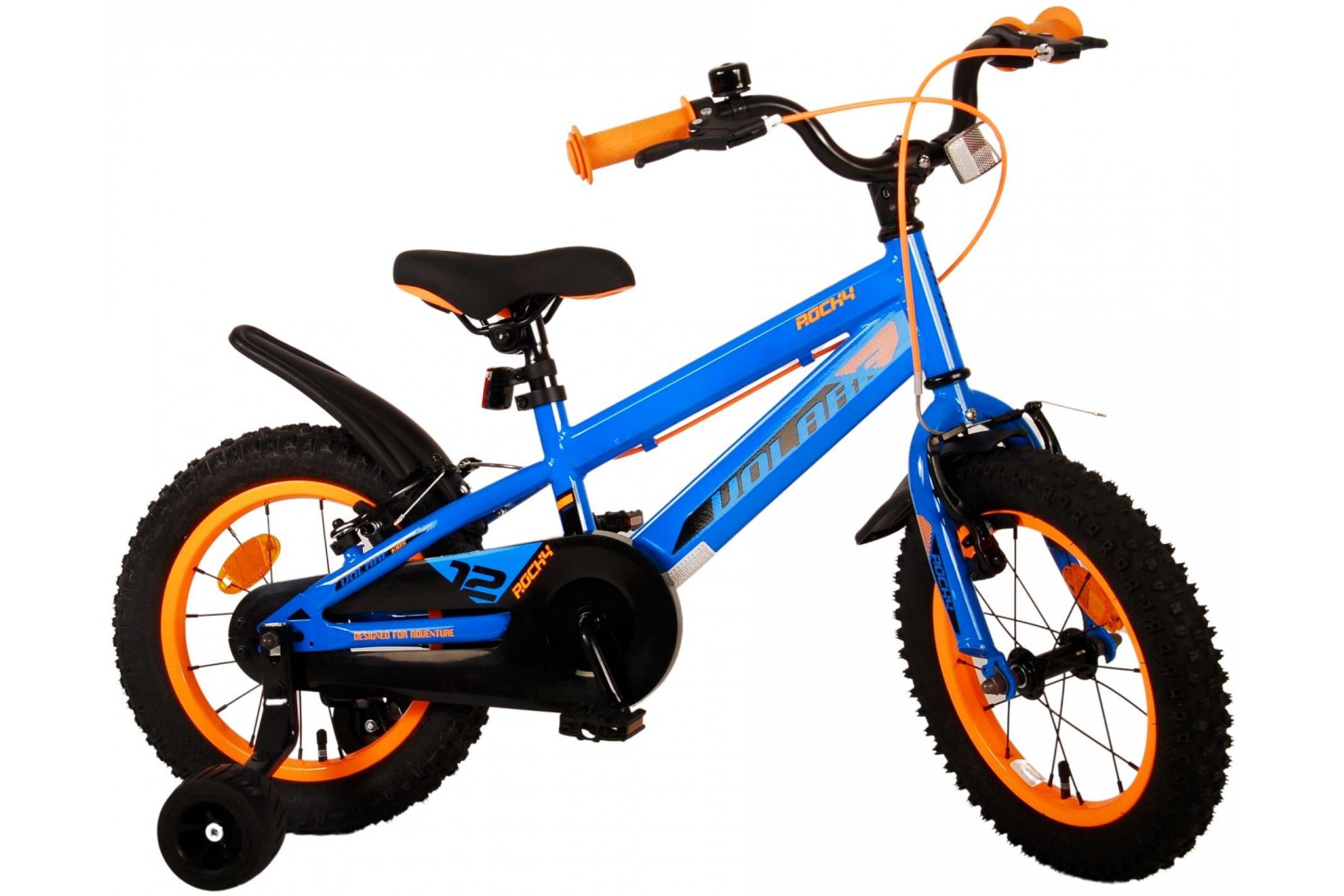 Volare Rocky Kinderfahrrad 14 Zoll Jungen Blau | 2 Handbremsen