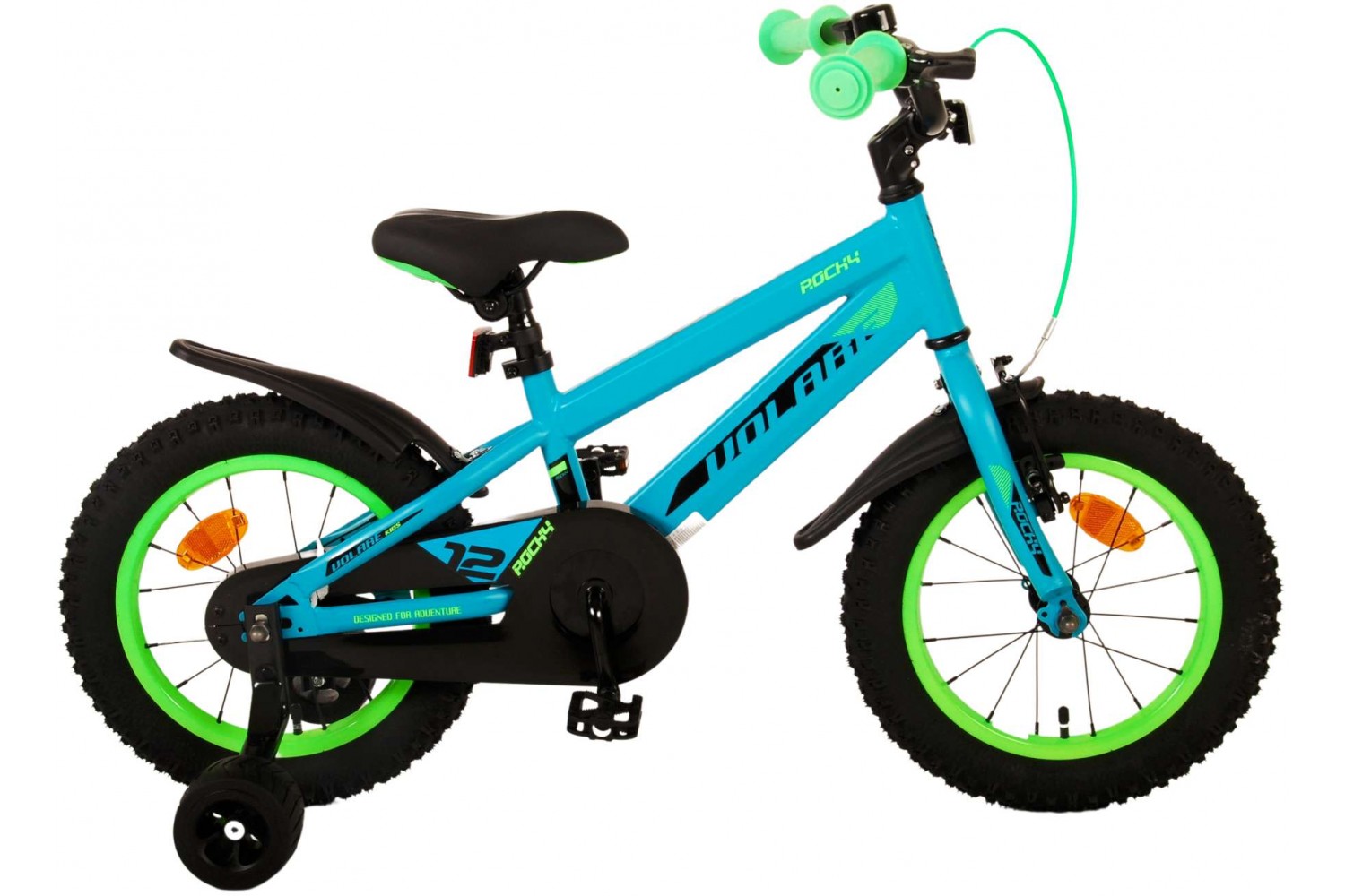 Volare Rocky Kinderfahrrad 14 Zoll Jungen Grün