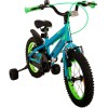 Volare Rocky Kinderfahrrad 14 Zoll Jungen Grün | 2 Handbremsen