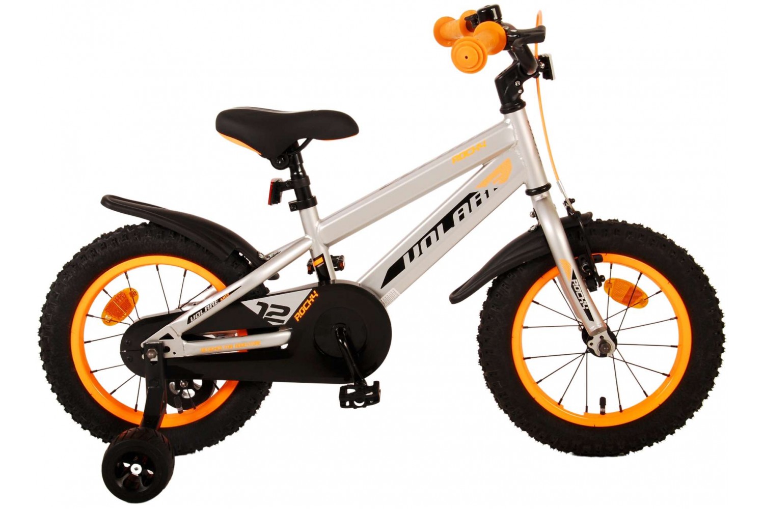 Volare Rocky Kinderfahrrad 14 Zoll Jungen Grau