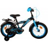 Volare Thombike Kinderfahrrad 14 Zoll Jungen Schwarz Blau | 2 Handbremsen