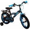 Volare Thombike Kinderfahrrad 14 Zoll Jungen Schwarz Blau | 2 Handbremsen