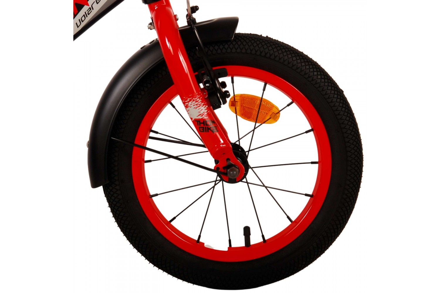 Volare Thombike Kinderfahrrad 14 Zoll Jungen Schwarz Rot