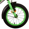 Volare Thombike Kinderfahrrad 14 Zoll Jungen Schwarz Grün | 2 Handbremsen