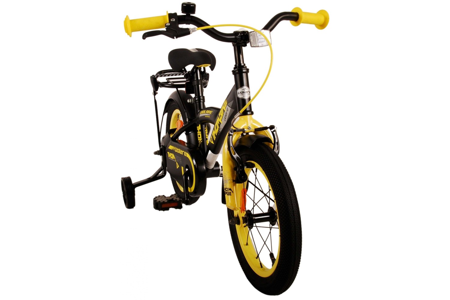 Volare Thombike Kinderfahrrad 14 Zoll Jungen Schwarz Gelb