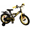 Volare Thombike Kinderfahrrad 14 Zoll Jungen Schwarz Gelb | 2 Handbremsen