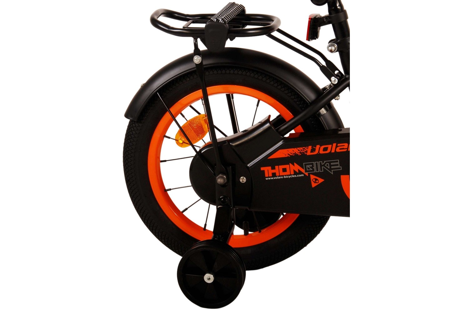 Volare Thombike Kinderfahrrad 14 Zoll Jungen Schwarz Orange