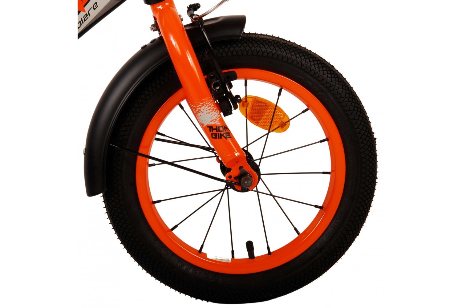 Volare Thombike Kinderfahrrad 14 Zoll Jungen Schwarz Orange