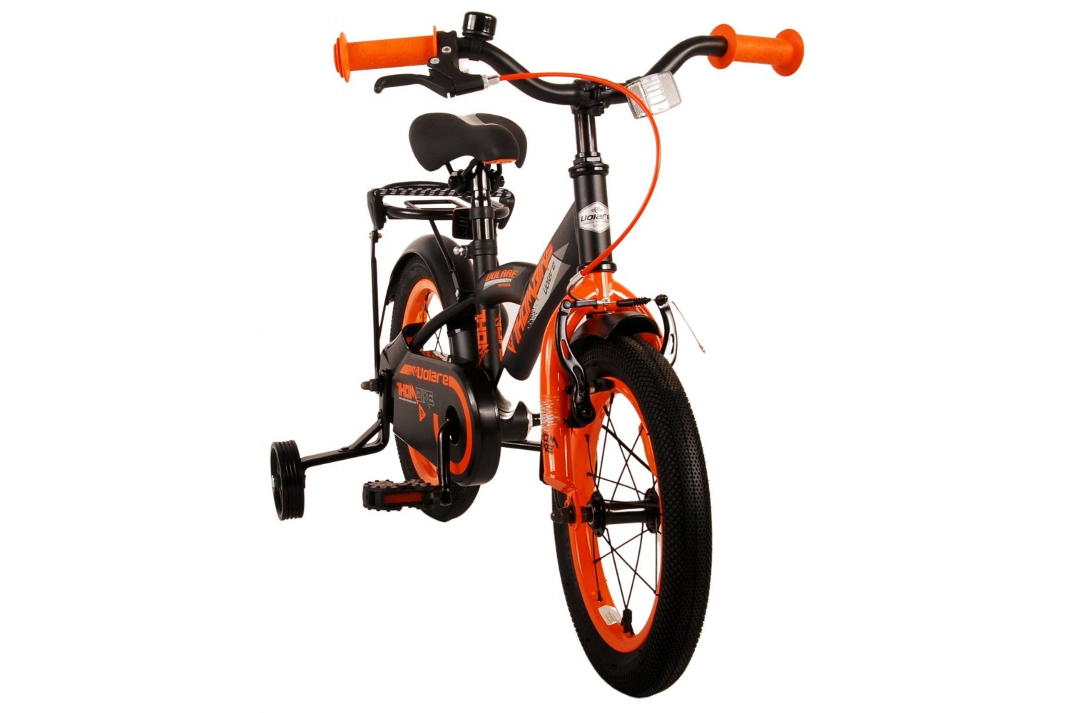 Volare Thombike Kinderfahrrad 14 Zoll Jungen Schwarz Orange