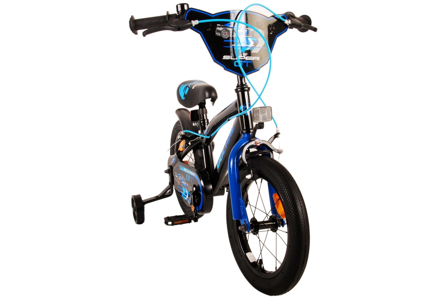 Volare Super GT Kinderfahrrad 14 Zoll Jungen Grün | 2 Handbremsen