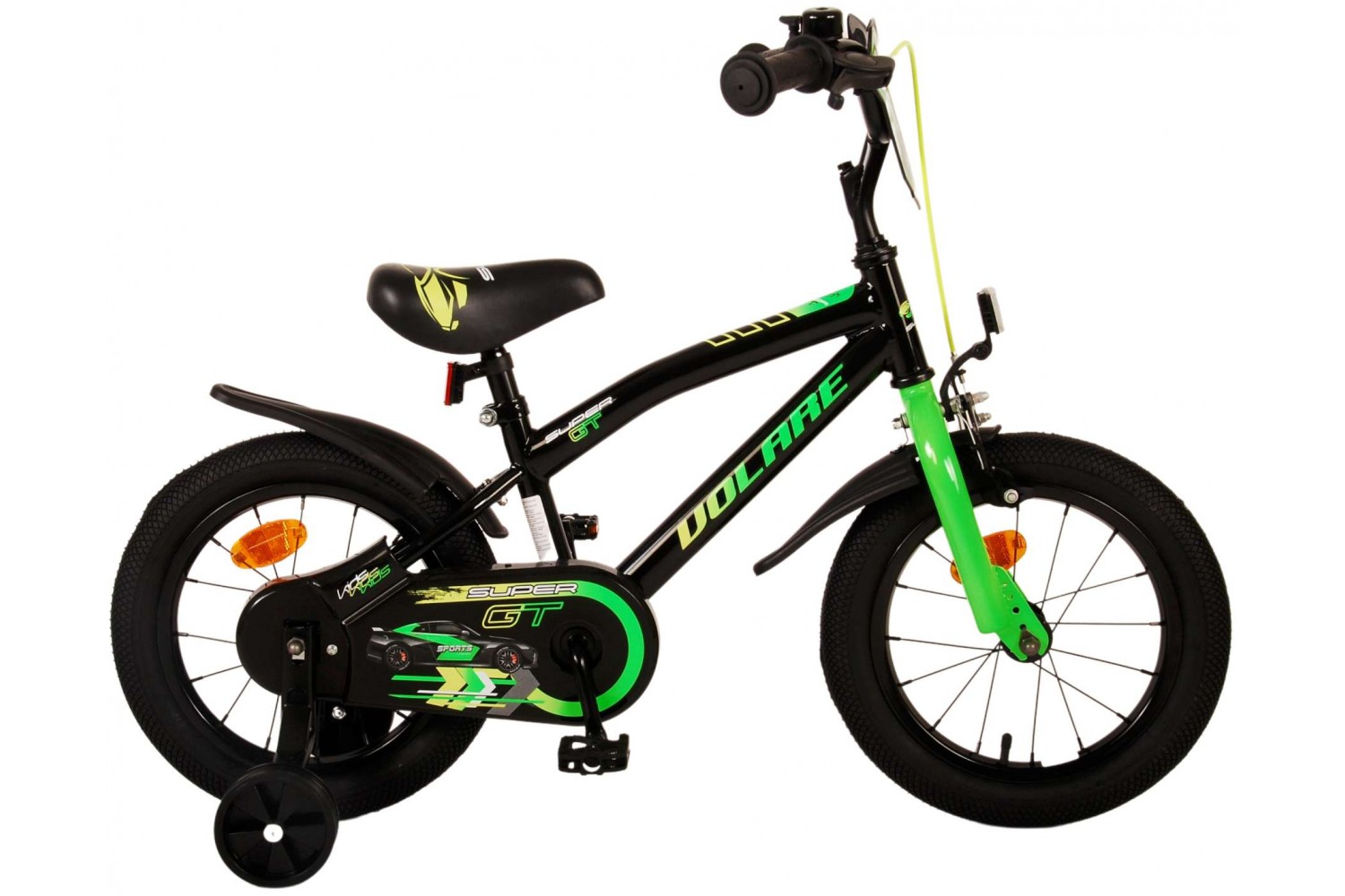 Volare Super GT Kinderfahrrad 14 Zoll Jungen Grün