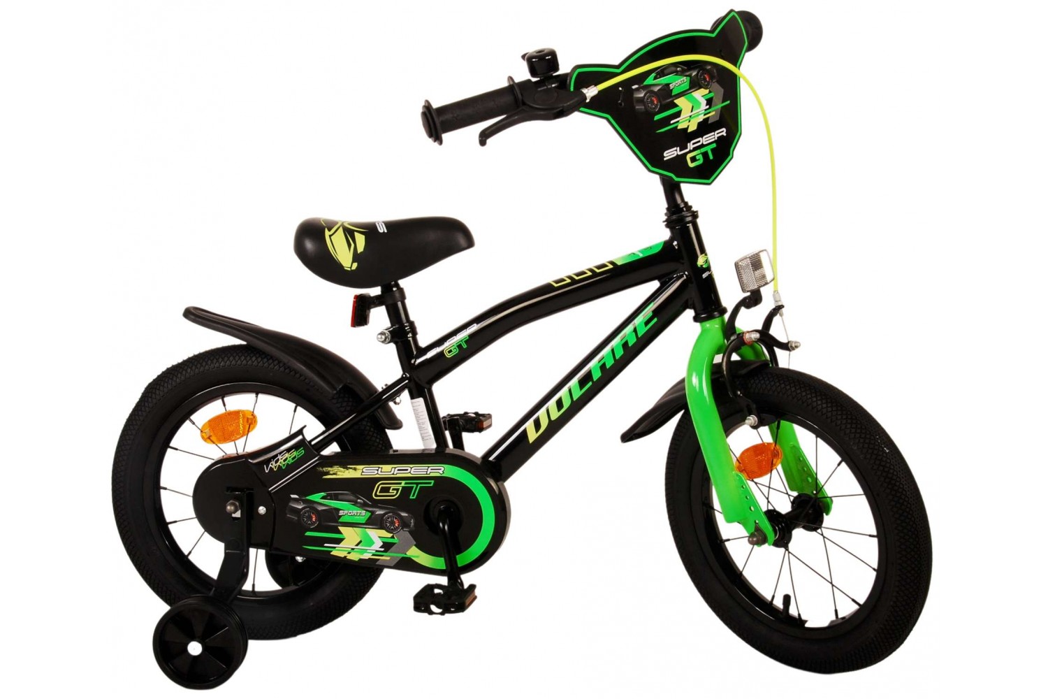 Volare Super GT Kinderfahrrad 14 Zoll Jungen Grün