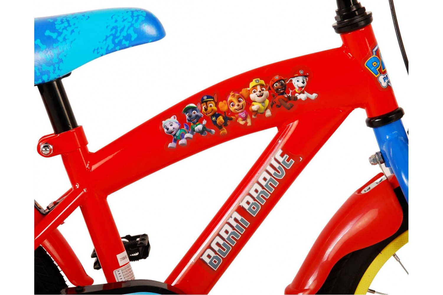 Paw Patrol Kinderfahrrad 14 Zoll Jungen Rot Blau