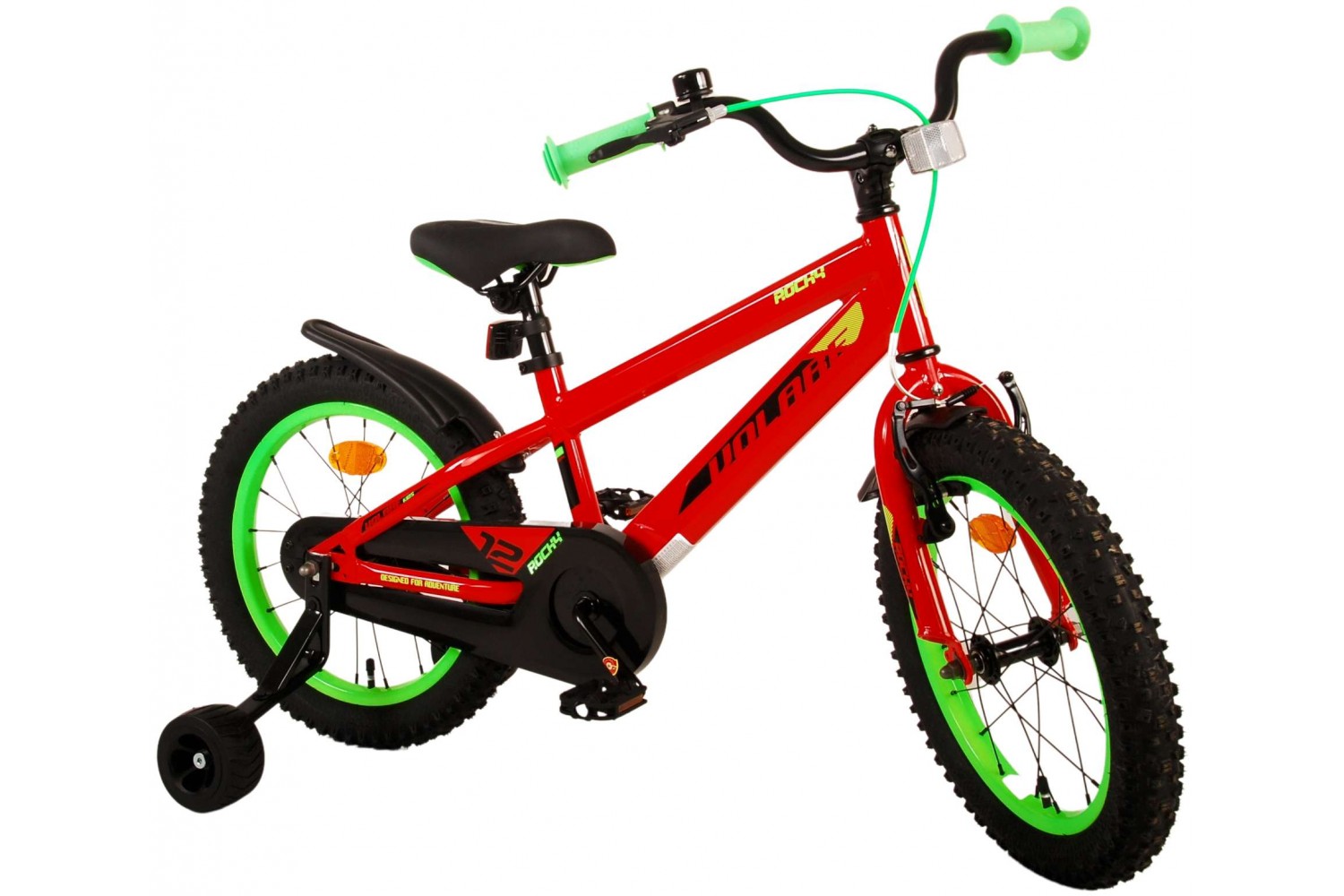 Volare Rocky Kinderfahrrad 16 Zoll Jungen Rot