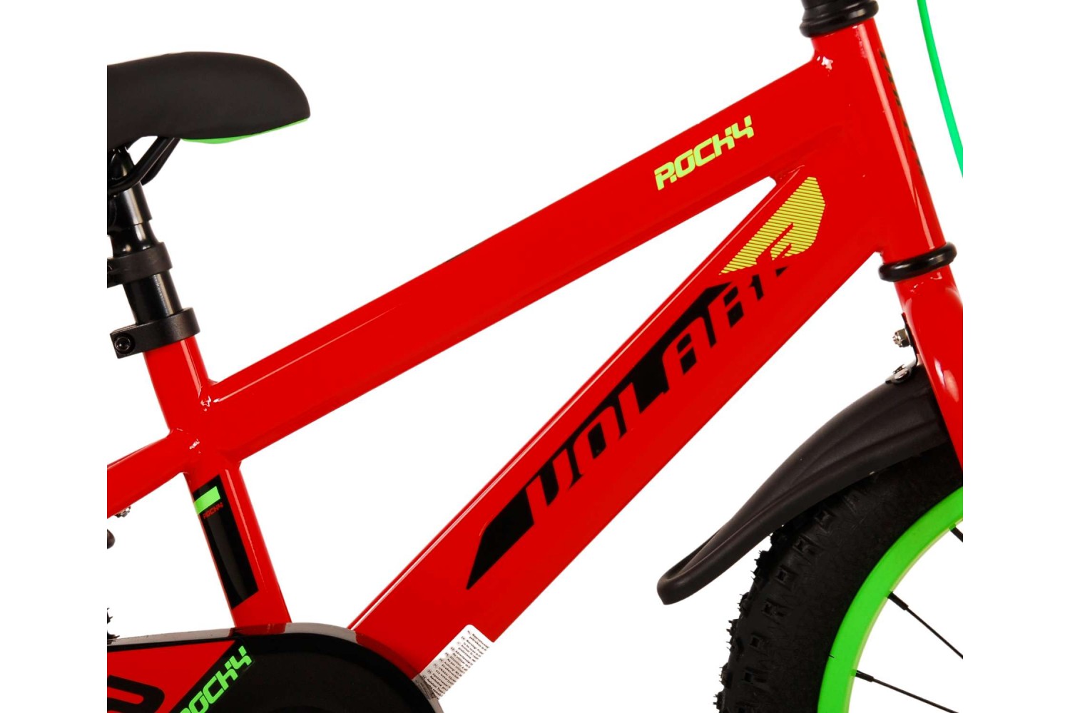 Volare Rocky Kinderfahrrad 16 Zoll Jungen Rot