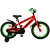 Volare Rocky Kinderfahrrad 16 Zoll Jungen Rot | 2 Handbremsen