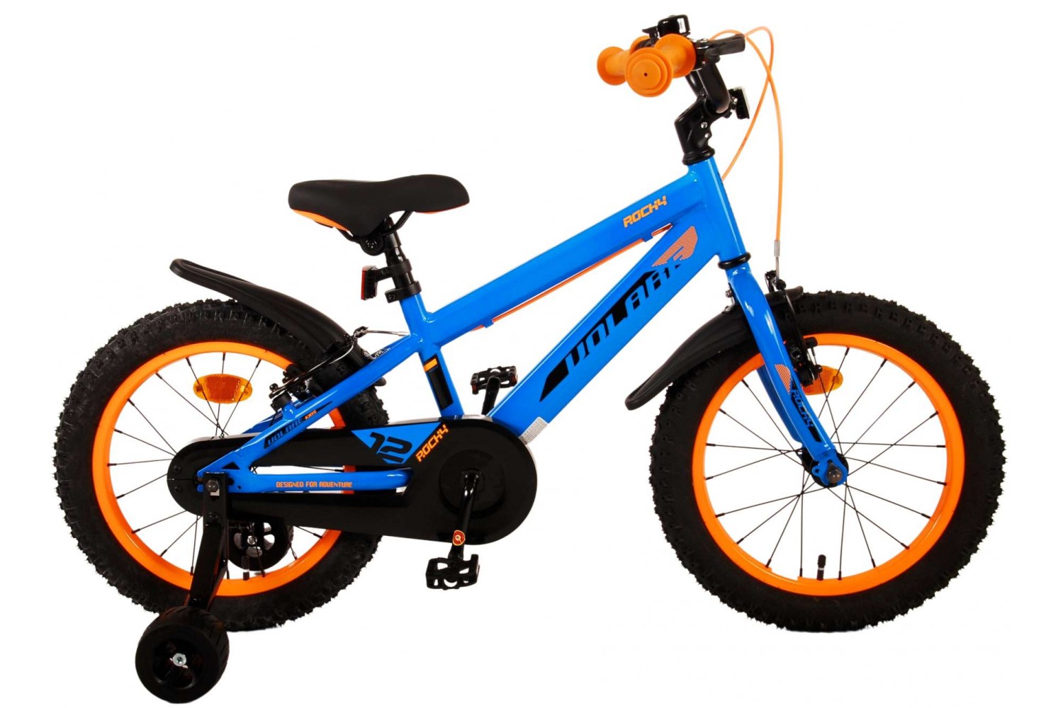 Volare Rocky Kinderfahrrad 16 Zoll Jungen Blau | 2 Handbremsen