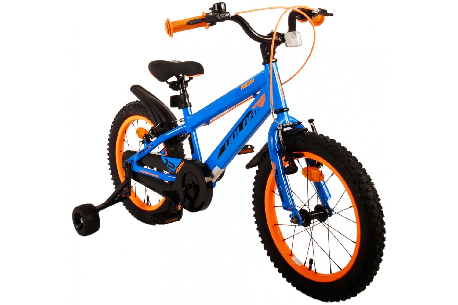 Volare Rocky Kinderfahrrad 16 Zoll Jungen Blau | 2 Handbremsen