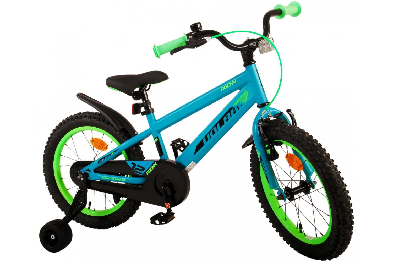 Volare Rocky Kinderfahrrad 16 Zoll Jungen Grün