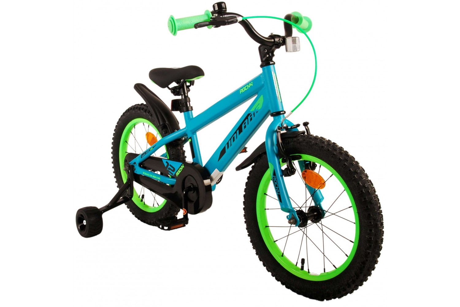 Volare Rocky Kinderfahrrad 16 Zoll Jungen Grün